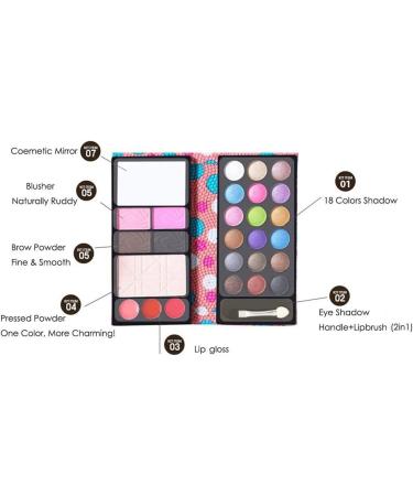 DUnLap Beauty Palette 26 Colors Women Makeup Eyeshadow Palette Cosmetic Eye Shadow with Case Fashion Eyeshadow Palette (Size : Black) - Buy Online on GoSupps.com