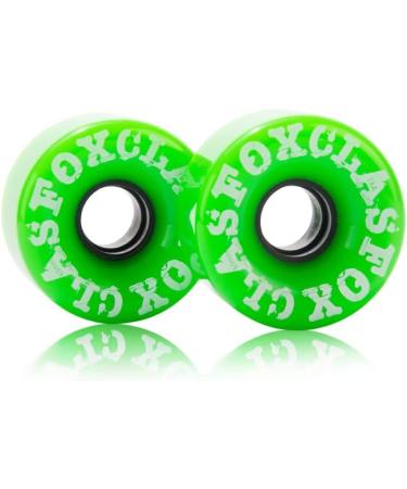 CLAS FOX Quad Roller Skate Wheels 8 Pack - Shinning Green | Bearing Installed | Outdoor and Indoor Use - Buy Online on GoSupps.com