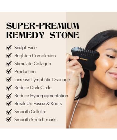 Beauty Holistic Skincare Set - Botanical Face Oil & Gua Sha Tool with Bakuchiol | Non-Toxic Anti-Aging Serum for Fine Lines & Wrinkles | Perfect Gifts - Buy Online on GoSupps.com