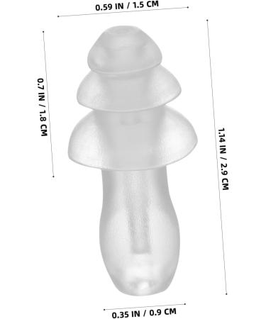 Buy 40pcs Silicone Protective Ear Plugs for Sleeping & Swimming - White 1 Count - Buy Online on GoSupps.com