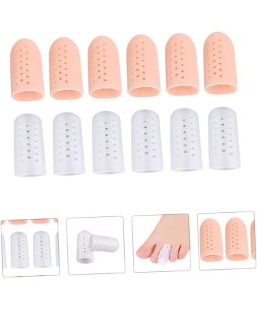 HAPINARY 6 Pairs Silicone Gel Toe Separator Foot Protectors - Toe Cushion & Sleeves for Toe Protection - Buy Online on GoSupps.com