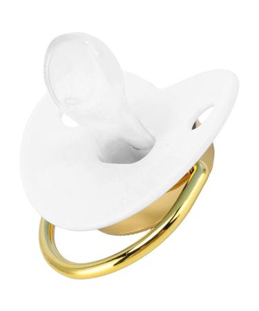 Bling Baby Pacifier | Healthy & Practical Silicone Baby Pacifier for Home Use - White - Buy Online on GoSupps.com