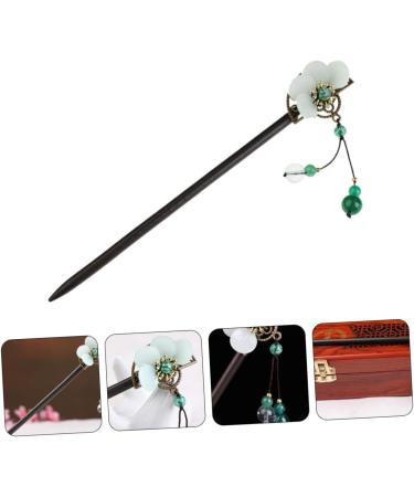 SOLUSTRE 1pc Antique Headdress Hairpin Girl Hair Accessories Hair Accessories Hair Chopsticks Retro Hair Fork Hair Jewels for Women Hair Sticks for Women Vintage Miss Wood Jiangnan - Buy Online on GoSupps.com