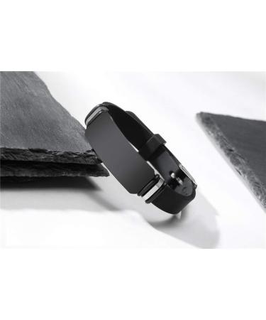 ZKXXJ Medical Alert ID Bracelets for Men & Women - Silicone Adjustable Wristband for Adrenal Insufficiency & Allergy SOS Emergency Identification - Buy Online on GoSupps.com