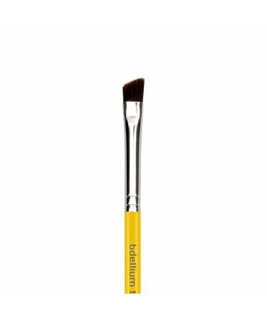 Bdellium Tools Angled Brow Makeup Brush Travel 763 - Short Wooden Handle for Defining Eyebrows - International Shipping Available - Buy Online on GoSupps.com