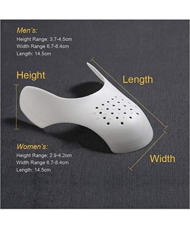 CuteHome Shoe Crease Protector 2 Pairs Set for Sneakers, Men US 7.5-12, Women US 5-8.5 - White - Buy Online on GoSupps.com