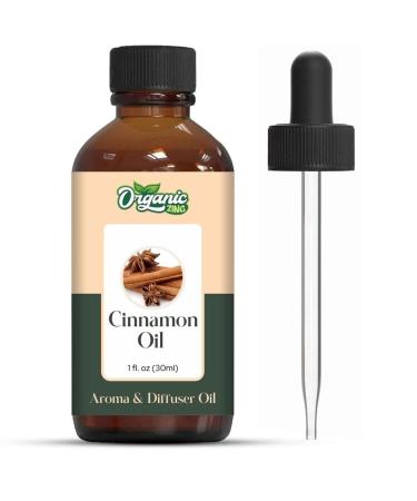 Organic Zing Cinnamon Aroma & Diffuser Oil for DIY Candle & Soap Making - Oil - 30 ml