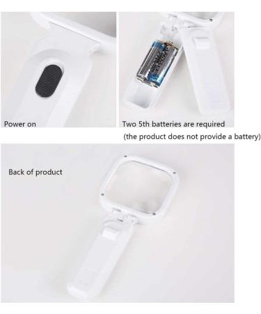 Magnifying Glasses Vision aids Magnifying Glass with Light Handheld Child Old Man Reading Newspaper Magnifier Stationery Office Supplies 1PCS Better Life - Buy Online on GoSupps.com