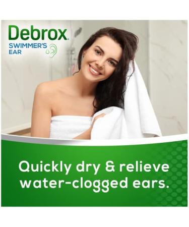 Debrox Swimmer's Ear Drying Drops for Adults & Kids 1 Fl oz. - Pack of 6 - Buy Online on GoSupps.com