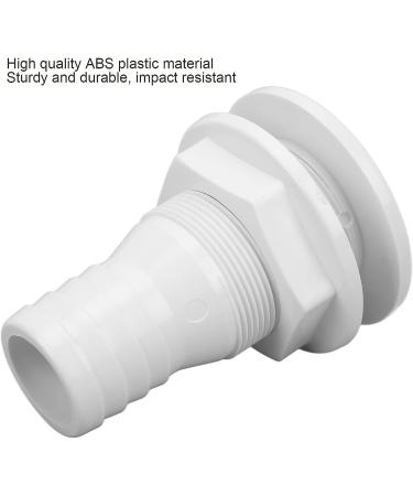 1-1/2 Thru Hull Fitting Straight ABS Connector - White | Replacement Accessory for Boats & Marines - Buy Online on GoSupps.com