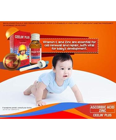 Ceelin Plus Drops 30ml for 0-2 Years Old - Trusted Pediatric Vitamin Supplement - Buy Online on GoSupps.com