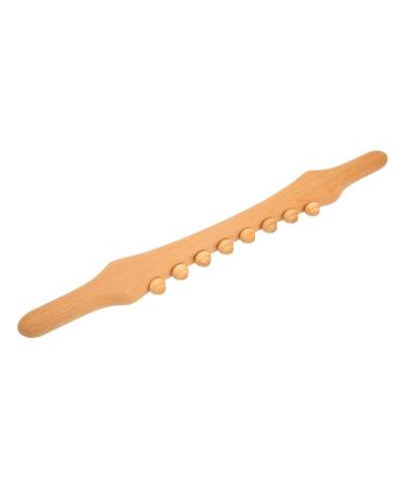 Ververt Touch wooden therapy massage tools wood massage tab 8 pearl massage rollers full-body trigger-point scraper for fatigue relief and dehumidification