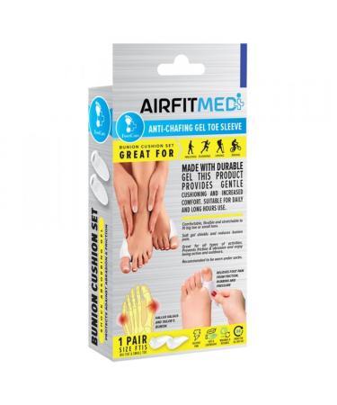 Footcare Bunion Cushion Set - 2 Piece Bunion Corrector & Toe Separator for Pain Relief & Straightening | International Shipping - Buy Online on GoSupps.com