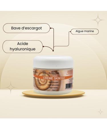 FLORALPINA SkinGo facial cream with snail bave hyaluronic acid marine algae 80 ml - Buy Online on GoSupps.com
