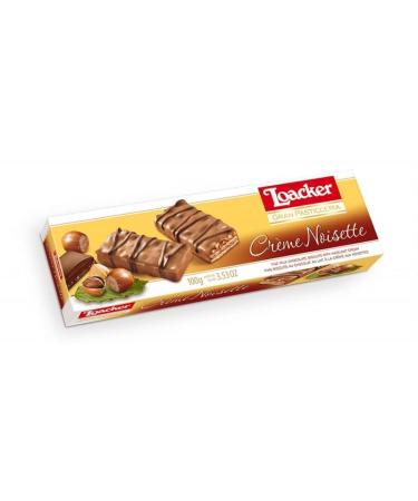 LOACKER - Biscuit Crème Noisette 100G - le Lot De 4