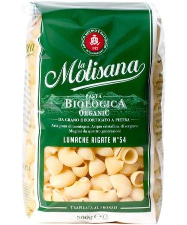 La Molisana Organic Lumache Rigate N.54 500g - Buy Online on GoSupps.com