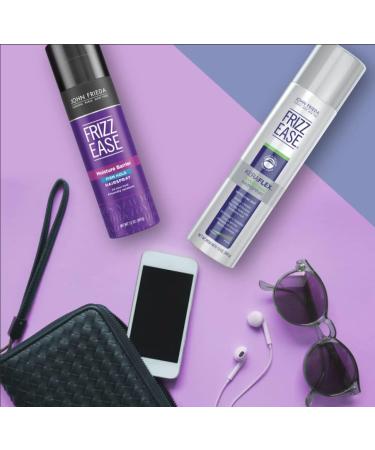 John Friedass HairSpray Frizz Ease Firm hold Anti Frizz for Dry Damaged hair LONDON PARIS NEW YORK pack of 2 2oz mini size travel size luxurious 2 Ounce (Pack of 2) - Buy Online on GoSupps.com