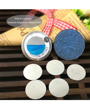50pcs Metal Stickers Adhesive Set for Non-Magnetic Eyeshadow Pans - Magnetic Strips for Cosmetics Palette Accessories - Buy Online on GoSupps.com