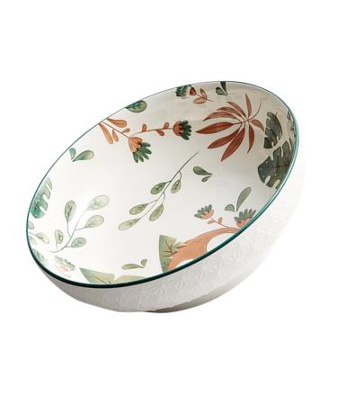 Alipis Classical Anti-hot Tableware Restaurant Adorable Snack for Noodle Food Japanese Serving Animal 23X23X7.3CM Assorted Color