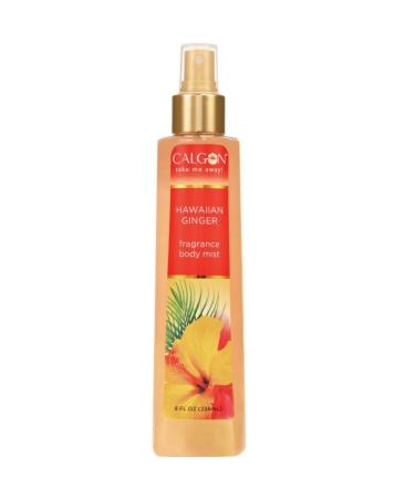 Calgon Hawaiian Ginger Fragrance Body Mist 8 oz (Pack of 5) Hawaiian Ginger 8 Fl Oz (Pack of 5)