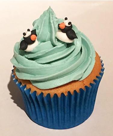 Holly Cupcakes Handmade Sugar Robins Snowmen and Penguins- Gorgeous edible and handmade with love in the UK! 12 - Buy Online on GoSupps.com