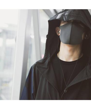 10 Pcs Black Fashion Face Mask Unisex Coverings - Reusable Washable Cotton Fabric - Buy Online on GoSupps.com