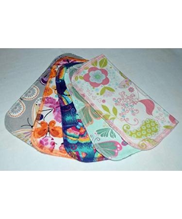 Set of 5 Butterfly Kisses 1 Ply Printed Flannel 8x8 Inches Little Wipes - Buy Online on GoSupps.com