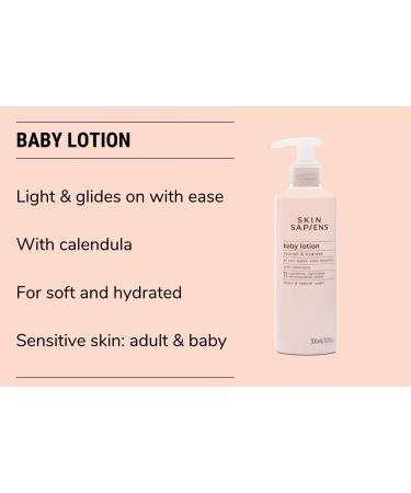 Skin Sapiens Nourish & Hydrate Baby Lotion with Calendula | Unscented, Natural Moisture | Cruelty Free & Vegan | 10.1 fl. Oz - Buy Online on GoSupps.com