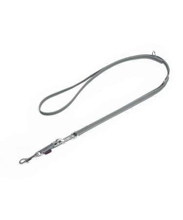 Mystique Rubberized Leash 20mm Standard Carabiner grey 2.5m 2.5m grey