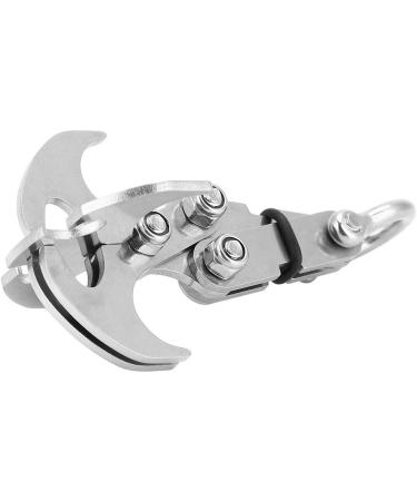 Stainless Steel Climbing Claw - Foldable Grappling Hook & Carabiner for Outdoor Survival Mountaineering & Hiking - Buy Online on GoSupps.com