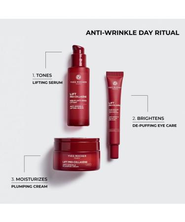 Yves Rocher Lifting Serum | Smooths Plumps and Tones | Micro-pearled Gel Texture | All Skin Types | Apply Morning & Evening | Pump Bottle 30 ml - Buy Online on GoSupps.com