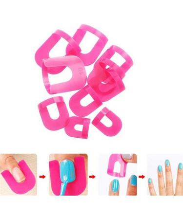 Nail Polish Protector Clips - 26 Pcs Anti-Overflow Manicure Shields for Nail Art Design - DIY Nail Tool - Buy Online on GoSupps.com