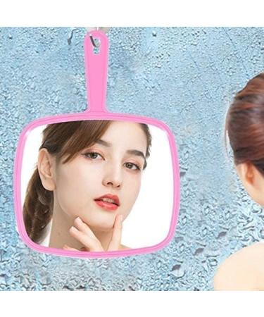 Nicole Fantini Professional Salon Hair Stylist Large Handheld Mirror - Wide Angle Barber Hairdressing Makeup Mirror Pink - Buy Online on GoSupps.com