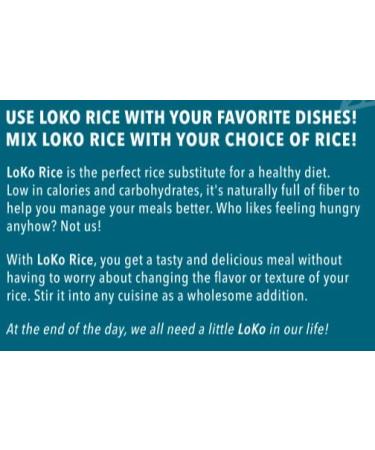 LO KO RICE Konjac Shirataki Rice - Low Calorie Keto Friendly Healthy Option for Sushi & Low-Carb Diets - 35.27oz (1Kg) - Buy Online on GoSupps.com