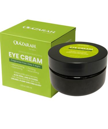 OLAZARAH Advance Aloe Moisturizing Eye Cream Under Eye Moisturizer Anti-Aging Renewal Firming Fragrance-Free Day & Night Eye Cream 2 Fl. Oz.