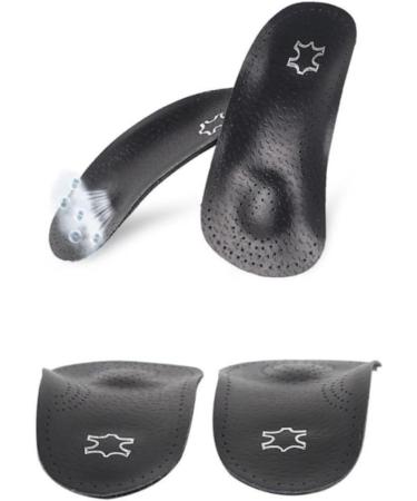 NOLITOY 3 Pairs 3/4 Insert Insole - Anti-Slip Latex Heel Cups for Men & Women - Plantar Support Half Pad Insoles - Buy Online on GoSupps.com