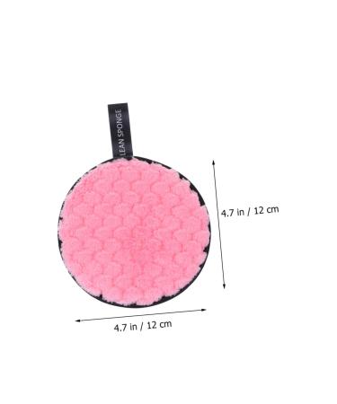 NOLITOY 6pcs Fluffy Makeup Remover Pads | Plush Round Cleaning Puffs for Eye & Face Makeup | Soft Powder Sponge Towels - Buy Online on GoSupps.com