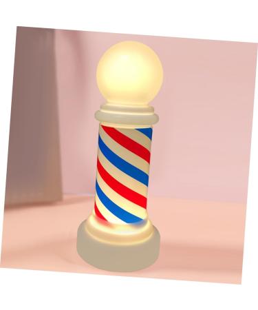 FRCOLOR Signs Luminous Pole Barber Pole Light Decorative Lights Red White Blue To Rotate Equipment - Buy Online on GoSupps.com
