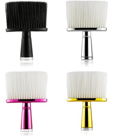 POPETPOP Hair Cleaning Brush Haircut Cleaning Brush Hair Sweep Brush Hair Duster Brush Barber Cleaning Brush Hair Cutting Neck Duster Barber Hair Duster Wool Duster Face 14x10cm Golden - Buy Online on GoSupps.com