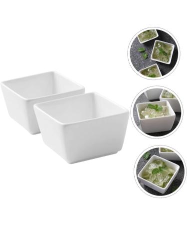 Alipis 2pcs Square Sugar Bowl Appetizers Dip Bowls Appetizer Dish Small Seasoning Plate Cold Dish Condiment - Buy Online on GoSupps.com