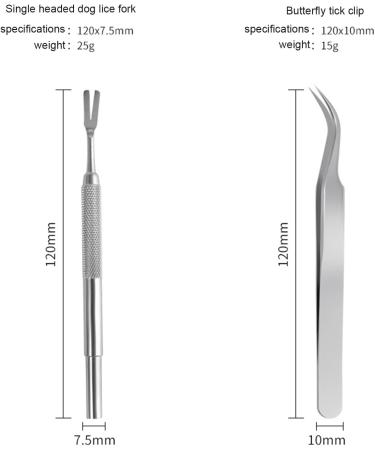 VISCAL 7pcs Tick Remover Tools Tick Remover Card with Magnifying Lens Stainless Steel Tick Tweezers and Tick Hooks Set for Dogs Cats Pets Humans - Buy Online on GoSupps.com