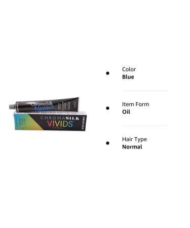 Pravana ChromaSilk Vivids Neon Blue - Vibrant and Long-Lasting Hair Color - Buy Online on GoSupps.com