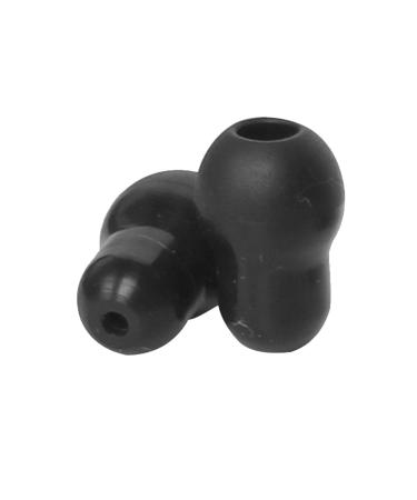 1Pair Ear Tips Replacement for Stethoscopes Silicone Comfortable Stethoscope Ear Pieces Stethoscope Replacement Parts Stethoscope Earplugs Black Black 1Pair