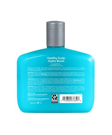 Neutrogena Healthy Scalp Hydro Boost Shampoo & Conditioner - Hyaluronic Acid, pH-Balanced - 12 Fl Oz - Buy Online on GoSupps.com