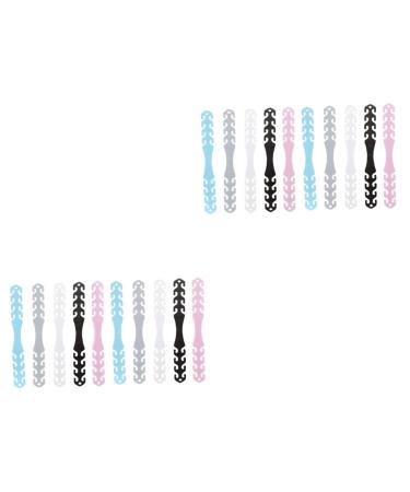 Minkissy 20 Stk mask Ear rope buckle hook for ear belt face cover rope Face ear bracket adjuster ear hooks ear saver extender buckle for ears of anti-strangulation accessories
