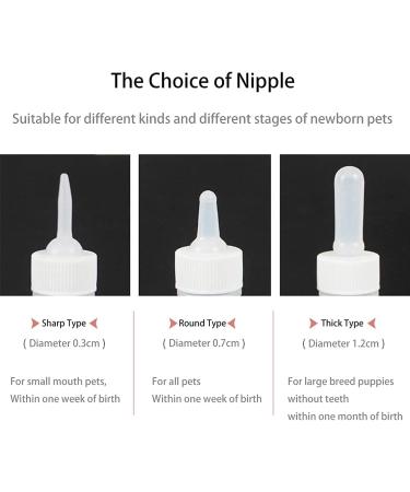 QIYADIN Pet Nursing Bottles Kit for Cats and Dogs - Nursing Milk Bottle for Newborn Pets - Buy Online on GoSupps.com
