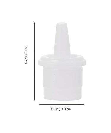 Uonlytech 100pcs Eyelash Glue Bottles - Universal Nozzle for Eyelash Extensions | Plastic Nese 2x1.3cm | Best Quality Eyelash Extension Tools - Buy Online on GoSupps.com