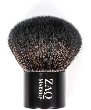 ZAQ Versatile Synthetic Kabuki Brush - Soft Absorbent Compact for Bronzer Powder & Highlighter - Ideal for Wet or Dry Application Travel-Size - Buy Online on GoSupps.com