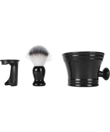 KKPLZZ 3-in-1 Beard Foam Brush & Stand Bowl | Soft Nylon | Fast Drying & Hair Residue Removal - Buy Online on GoSupps.com