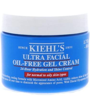 Kiehl's Ultra Facial Oil-Free Gel Cream 1.7 oz - Unscented, Non-Greasy Formula - Buy Online on GoSupps.com